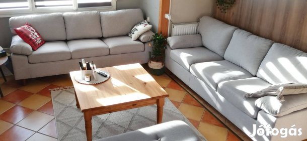 Kanapé 3 személyes Jysk Gedved világosszürke