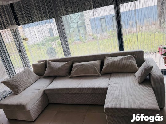 Kanapé U alakú, kihúzható, 2 ágyneműtartós eladó
