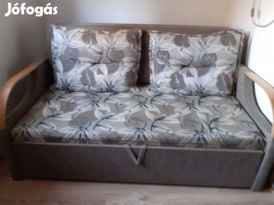Kanapé, előre kihúzható, ágyneműtartós, eladó