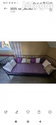 Kanapé ágyráccsal, matraccal,fém kerettel,Árcsökkenés!