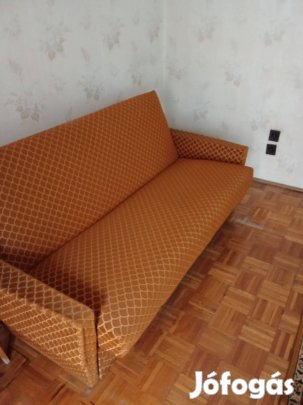 Kanapé francia ágy ágynemű tartós kihúzható kitűnő állapotba eladó