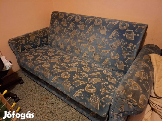 Kanapéágy fotellal eladó