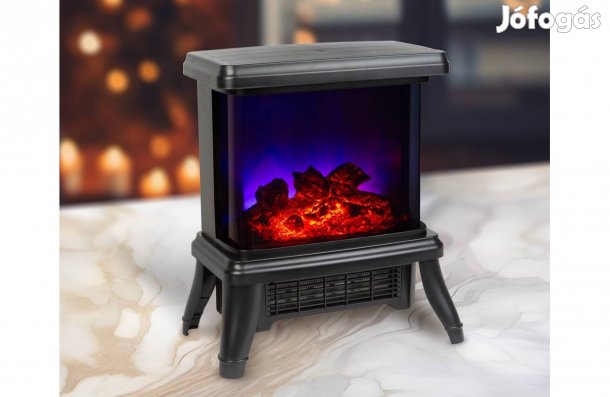 Kandalló Elektromos - 180° - hősugárzó + LED - 36 x 21,5 x 36 cm