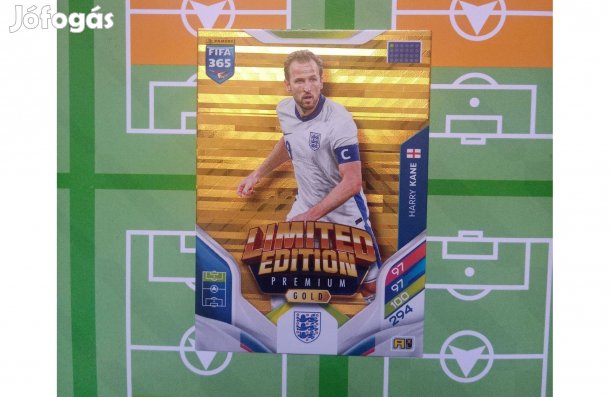 Kane (Anglia) Panini Fifa 365 2026 Premium Gold Limited kártya
