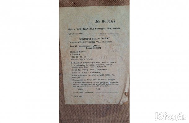 Kanizsa Bútorgyár, 1981 - es Orsi szekrénysor