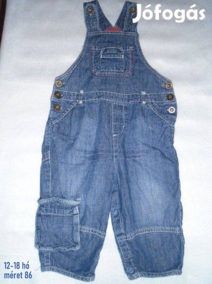 Kantáros farmernadrág - kantáros nadrág 12-18 hó méret 86