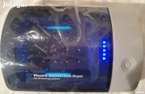 Kapak márkájú hallókészülék,fertőtlenítő, szárítógép
