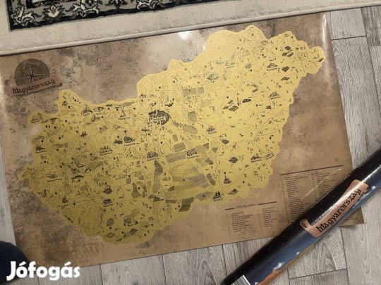 Kaparós Magyarország látnivalói térkép 