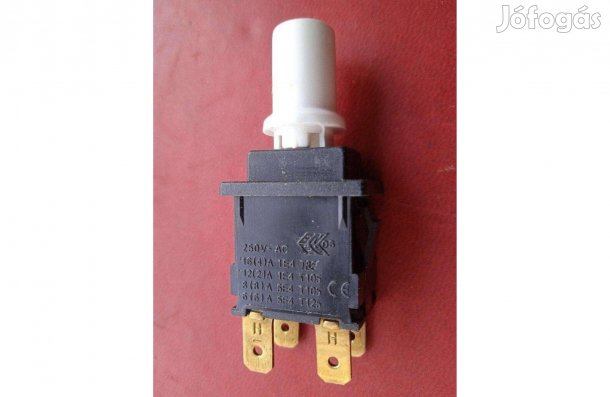 Kapcsoló , 250 AC , 12 A , beépítési méret17 x 13 mm