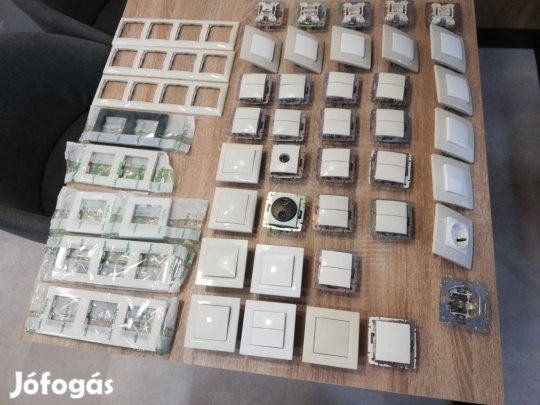 Kapcsolók-aljzatok-keretek