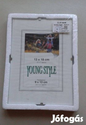 Kapcsos képtartó 13 x 18 cm fényképtartó , 10x15 cm kép