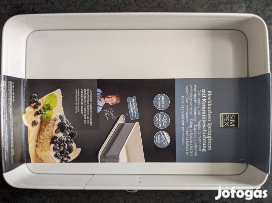 Kapcsos tortaforma, sütőforma, tepsi - Új!