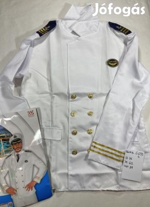 Kapitány jelmez, felnőtt jelmez, új G633