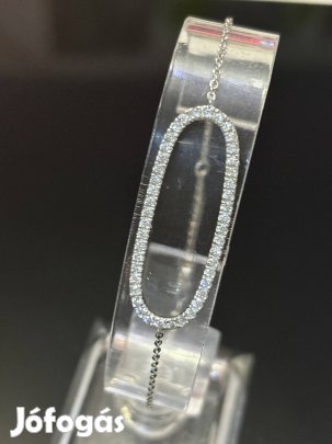 Káprázatos, kecses ezüst karkötő