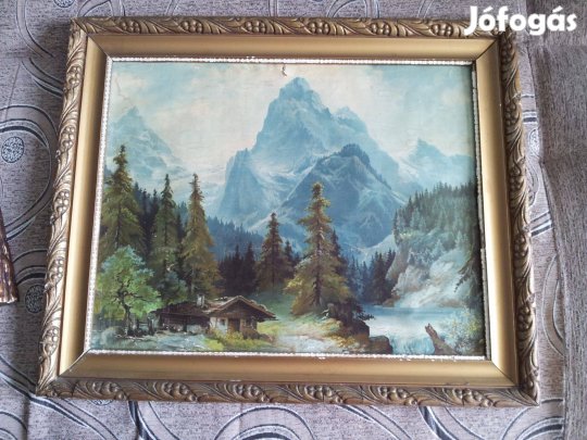 Káprázatos álomszerű alpesi táj fali kép