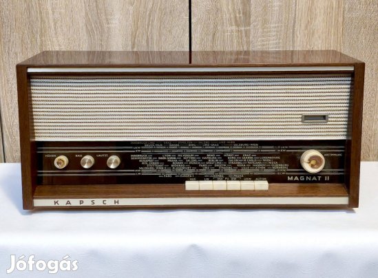 Kapsch Magnat II csöves rádió