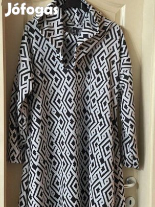 Kapucnis A vonalú női átmeneti poncsó/ felső, új ! -3xl