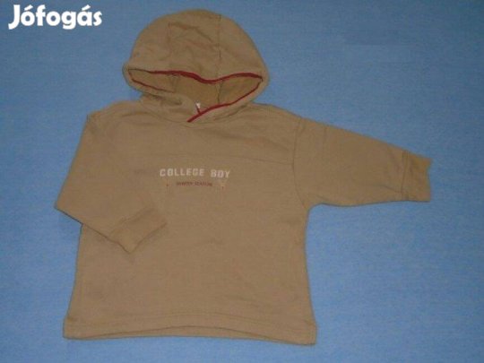 Kapucnis barna pulóver 12-18 hó (méret 80 / 86)