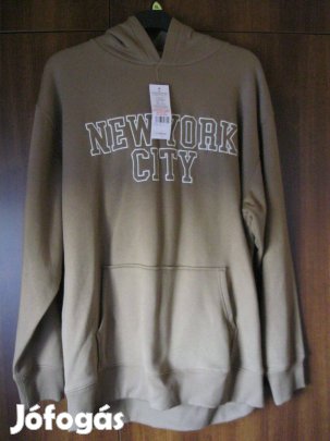 Kapucnis férfi hosszú ujjú pulóver XL méret