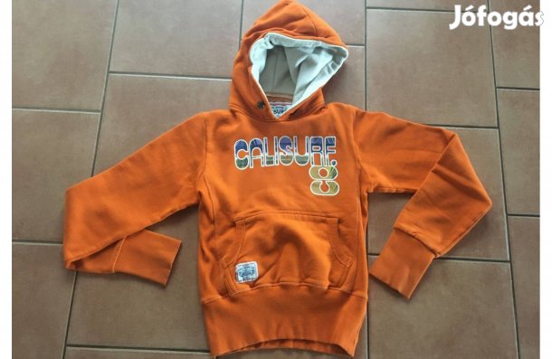 Kapucnis kenguruzsebes vastag pulóver! 134-140