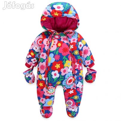 Kapucnis overál kesztyűvel és cipővel- 18-24hó, OUTLET termék