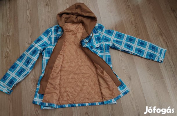 Kapucnis sportos férfi átmeneti kabát kardigán