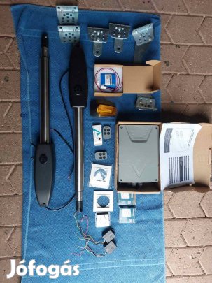 Kapunyitó szett kétszárnyú kapuhoz (új garanciális 2026.11.hónapig)