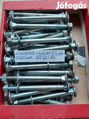 Kapupánt csavar 8*100 mm méretű