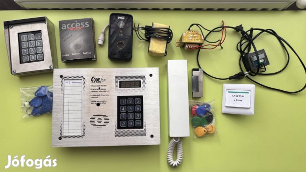 Kaputelefon - Video kaputelefon - Beléptető rendszer - Tápegység