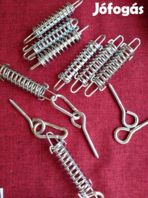 Karabiner rugó és szemes csavar+ UV álló zsinór Napvitorla feszítő