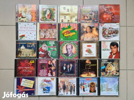Karácsony zene CD lemez gyűjtemény 72 db