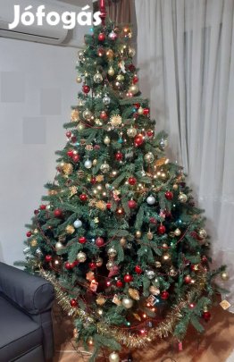 Karácsonyfa - műfenyő 220 cm magas - eladó!