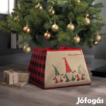 Karácsonyfatalp Paraván takaró - manós - 55 x 26 cm