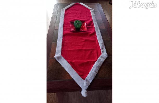 Karácsonyi Mikulás asztali futó 157 x 48 cm - Új