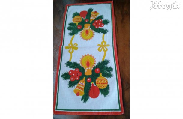 Karácsonyi abroszok, kicsik eladók