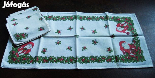 Karácsonyi és mikulás terítők és konyhai kiegészítők