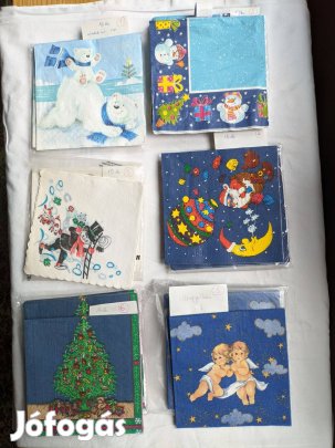 Karácsonyi és tengerpart szalvéta gyűjtemény