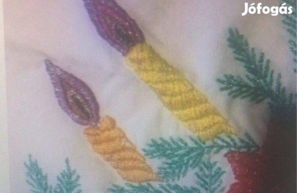 Karácsonyi hímzett terítő eladó