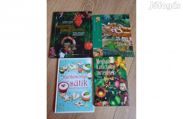 Karácsonyi könyvcsomag, 4 db egyben