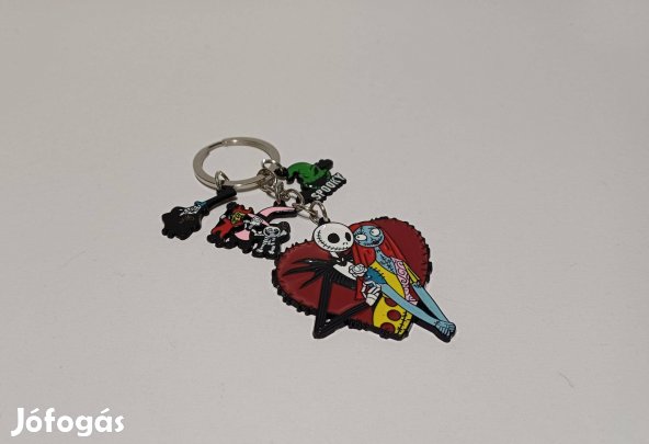 Karácsonyi lidércnyomás kulcstartó Új Jack Nightmare Before Christmas