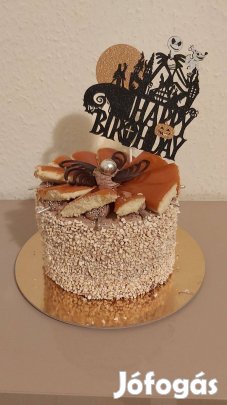 Karácsonyi lidércnyomás tortadísz születésnap kieg Új Nightmare Before