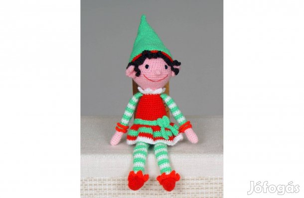 Karácsonyi manó kislány