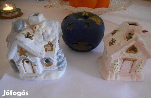 Karácsonyi mécsestartó, alma