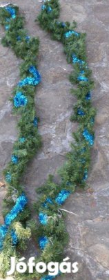 Karácsonyi műfenyő girland Új 5 m hosszú