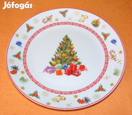 Karácsonyi porcelán tányér