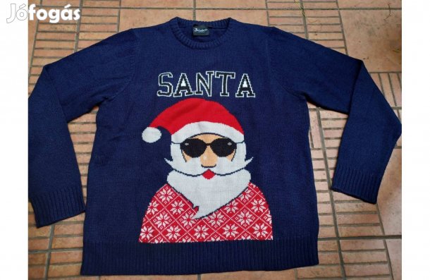 Karácsonyi pulóver mikulás pulóver L XL