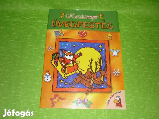 Karácsonyi üvegfestő minta könyv
