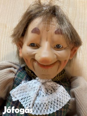 Karakterbaba,grimaszbaba,játékbaba, kobold baba