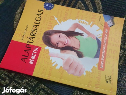 Karászi Csilla: Alaptársalgás németül +nyelvkönyv+szó-kártyák