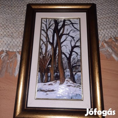 Kárászi Judit festmény/tűzzománc/